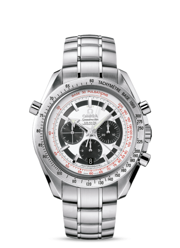 Omega Speedmaster Broad Arrow Co-Axial Rattrapante Stainless Steel / Panda / Bracelet